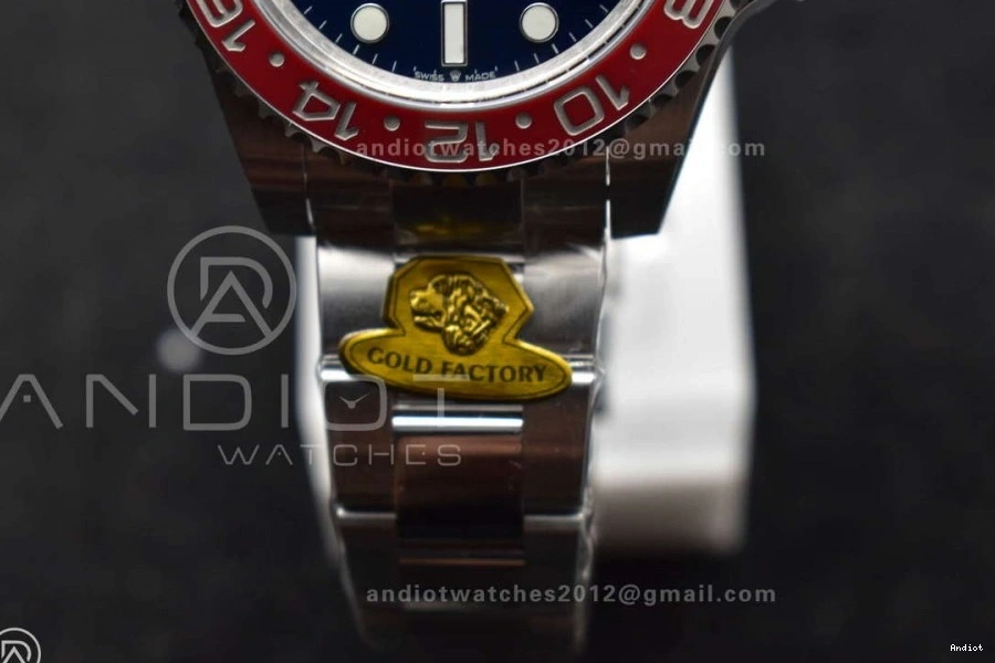 Edition II GMT 126719 Bracelet Weight Gold on Gain BLRO Factory Master Black VR3285 Oyster 1:1 CHS Dial Best 0507
